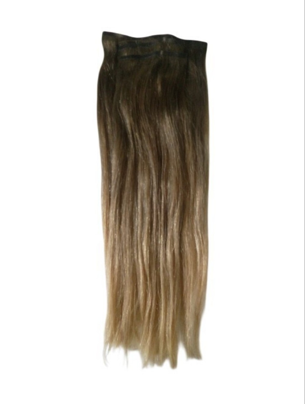 Bellami Silk Seam 16" Cool Brown/Butter Blonde Rooted Hair Extensions